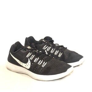Nike Lunar Tempo Running Sneaker Women's Size 10 Black & White Athletic Shoe